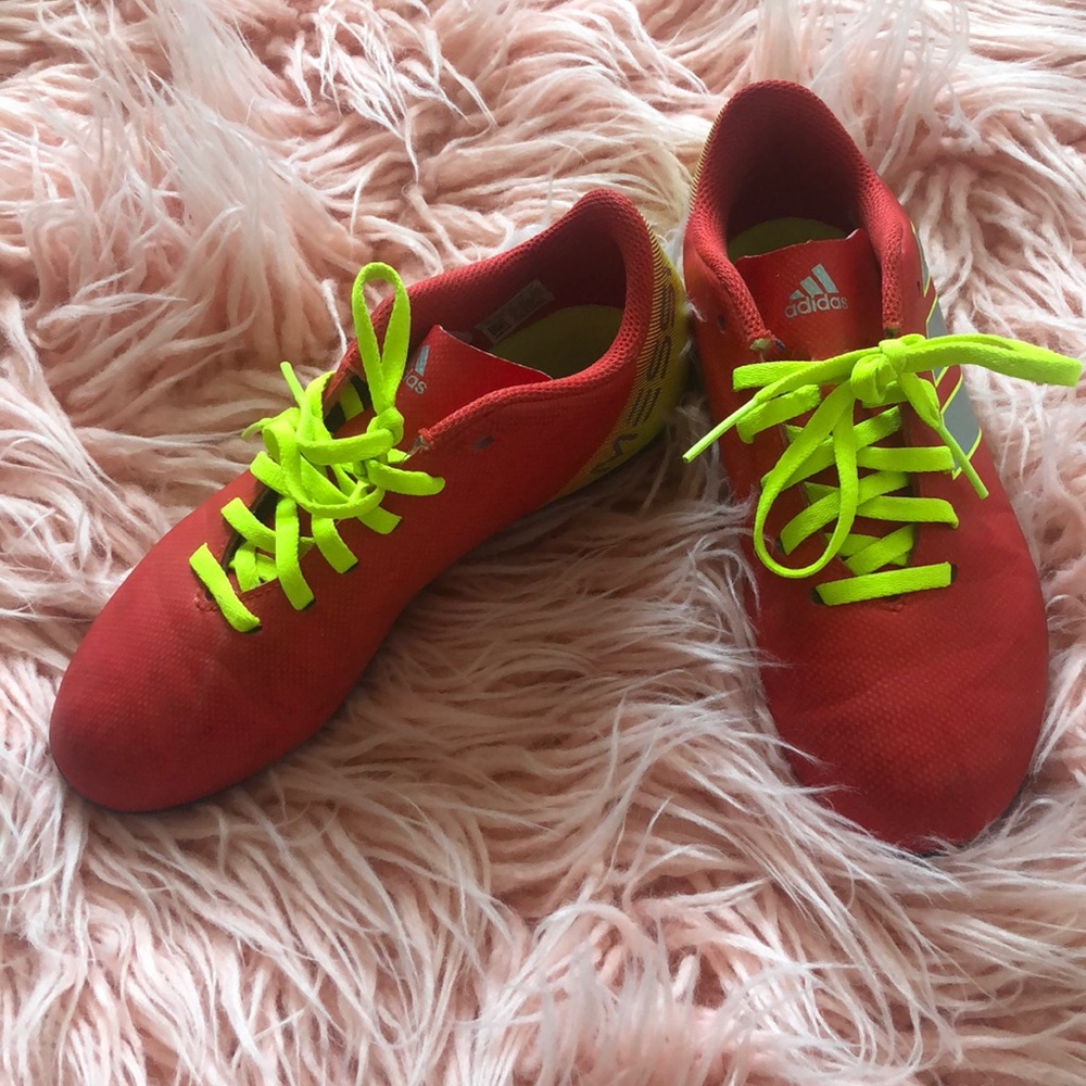 Messi soccer cleats.